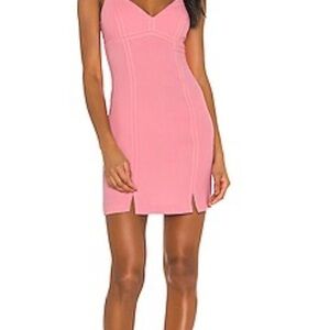 BCBGeneration Pink Bodycon Mini Dress Sweetheart Neckline